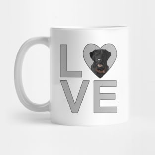 I Love Black Labrador Retrievers Mug